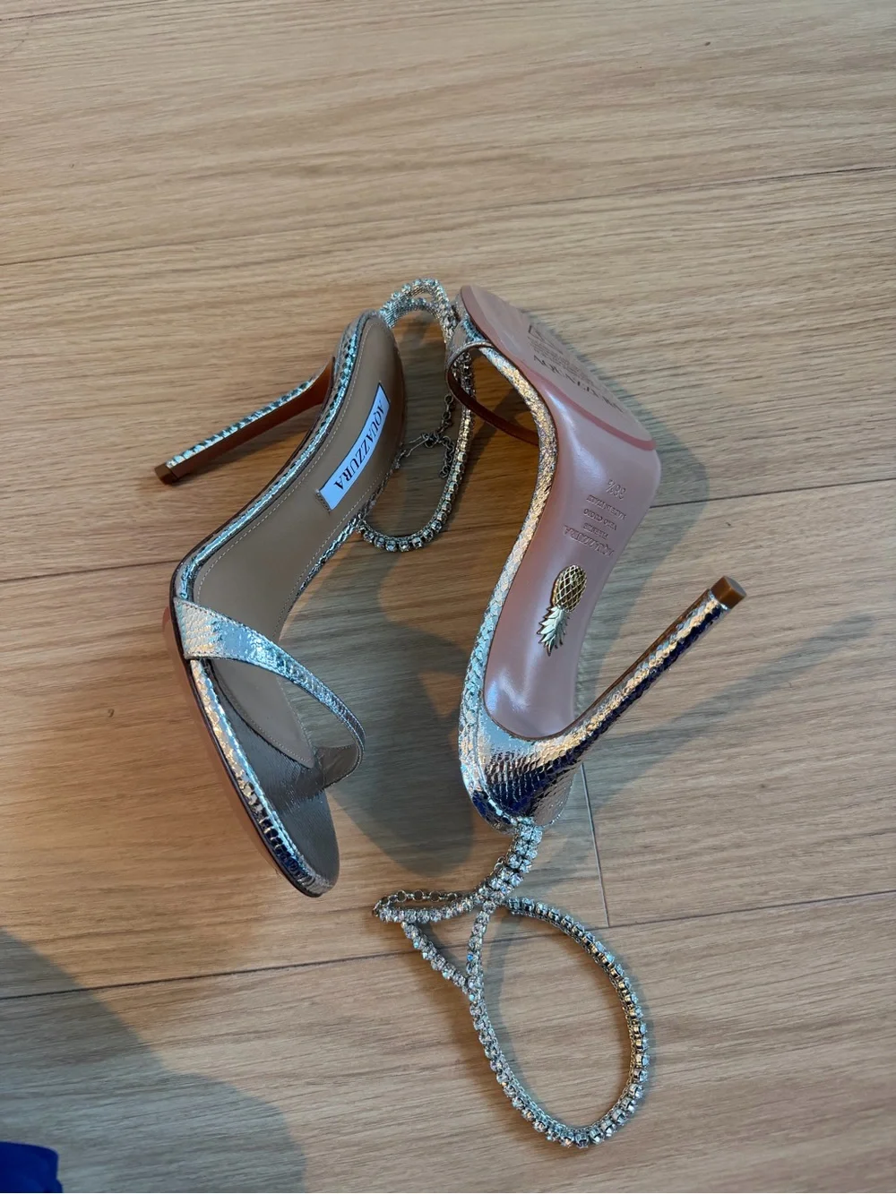 Aquazzura sparkling crystal